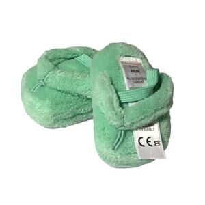 American Girl Green PJ SLIPPERS Kanani Kit Jess Pajama Shoes Bedtime Accessory